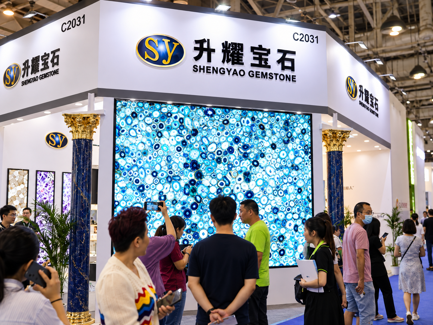 Shengyao Gemstone exhibition display