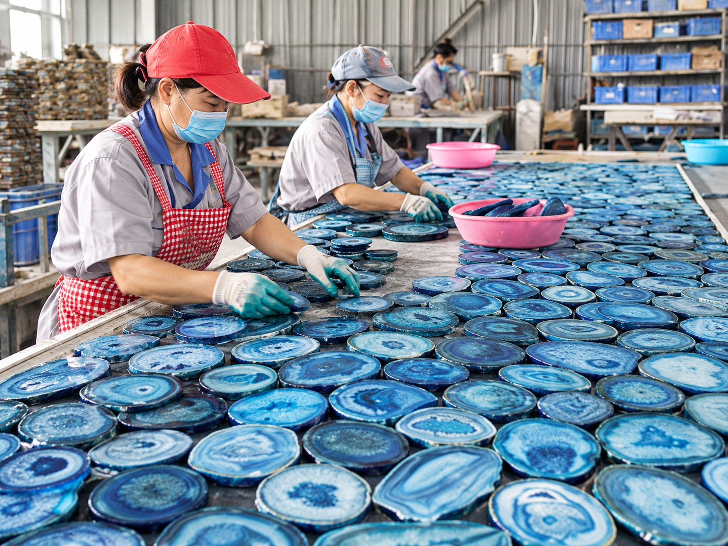 Gemstone production process