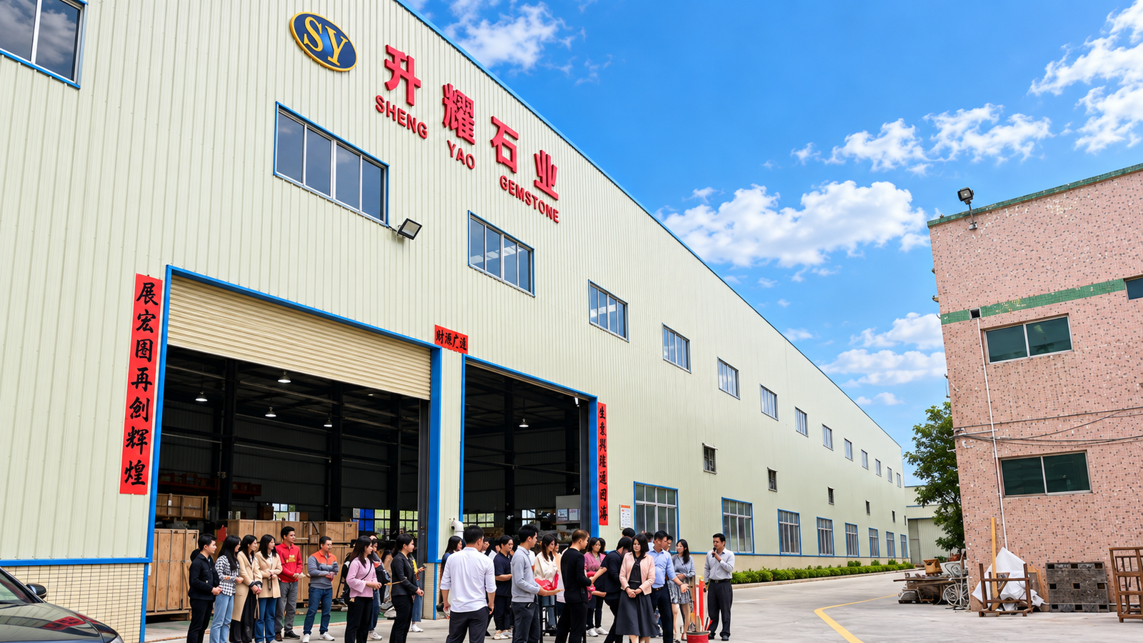 Shengyao Gemstone factory exterior